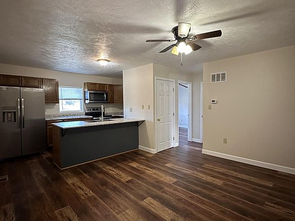 Living room, kitchen