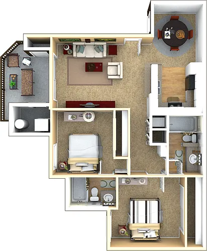Floor plan Residence 3 Luxury