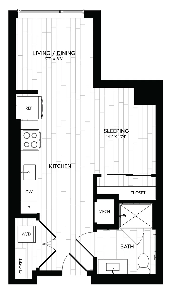 Floor plan Studio-S4