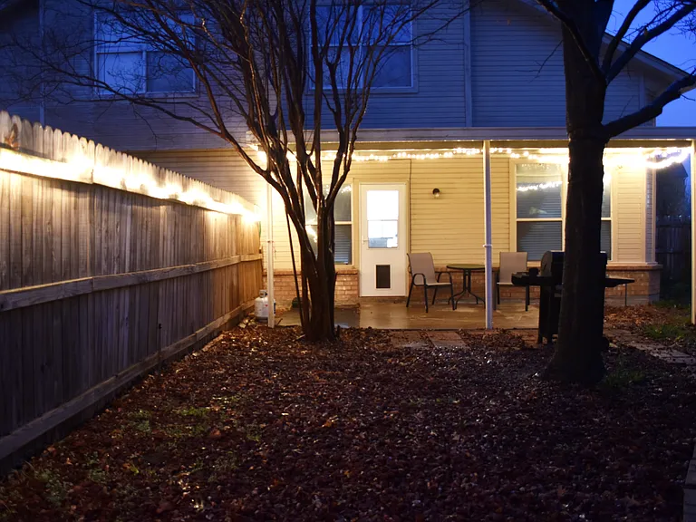 Back patio
