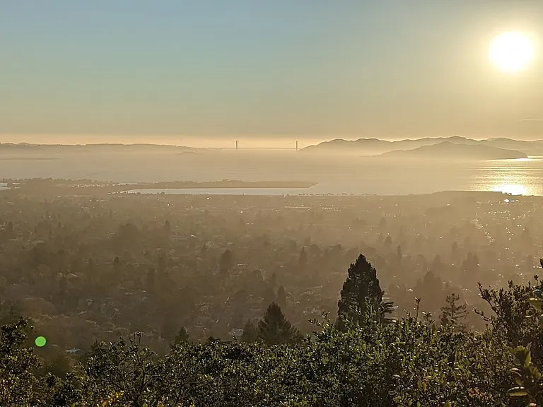 View from Cragmont Park (2 blocks away)