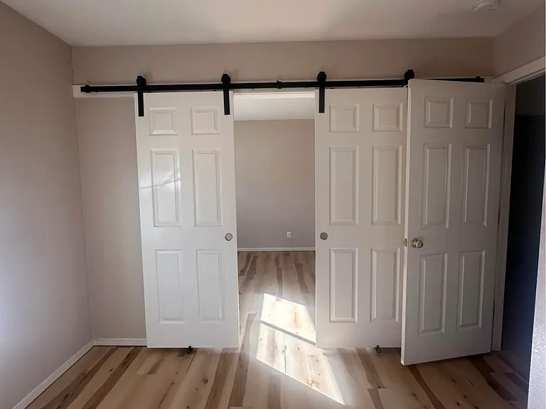 Bedroom 1 & 2 are connected via sliding doors