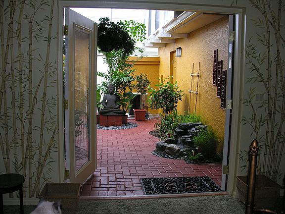 Courtyard off Master Bedroom