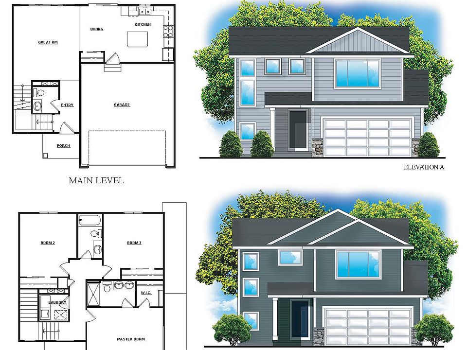 Elevation and Floor Plan