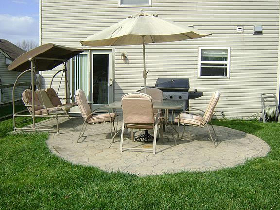stone patio