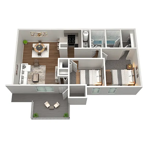 Floor plan B2 - Lakeside