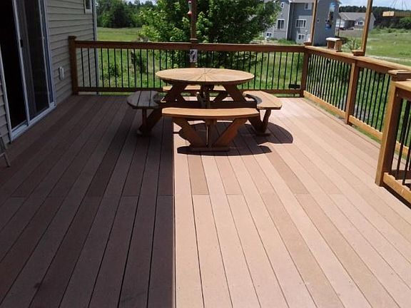 Huge wraparound deck with views