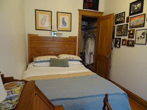 West bedroom with walk-in closet