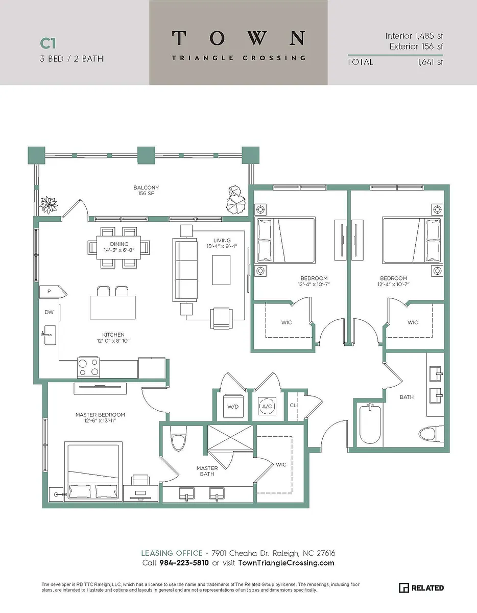 Floor plan C1