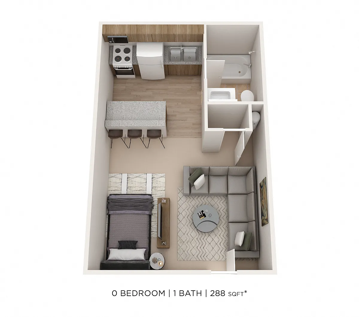 Floor plan Studio