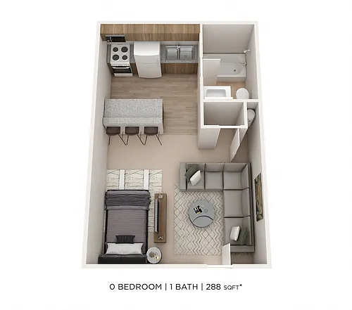 Floor plan Studio