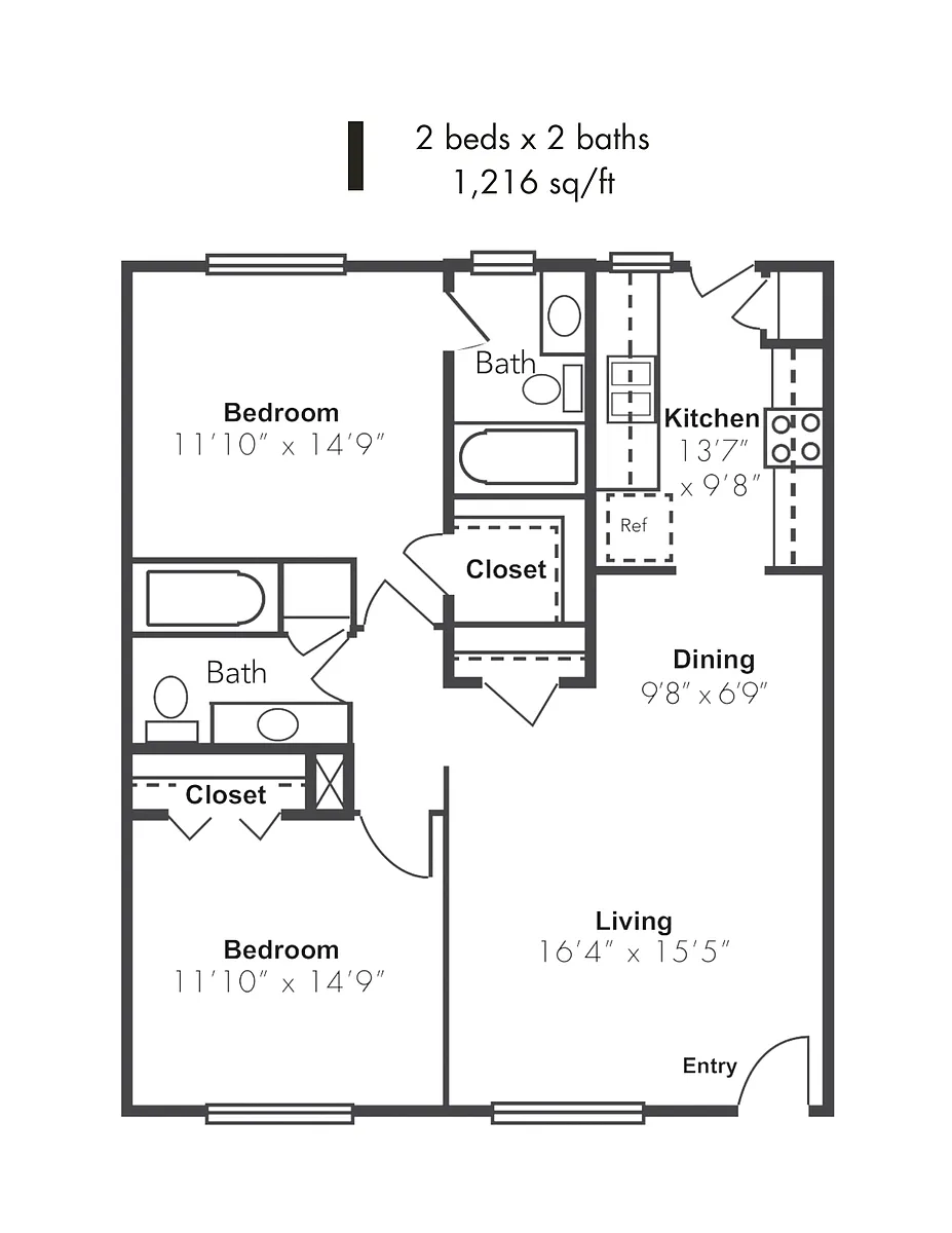 Floor plan 2x2F