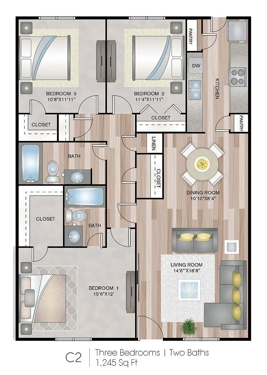 Floor plan C2