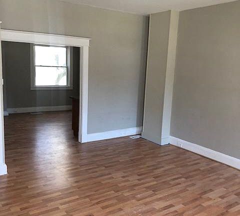 Living room and dining room