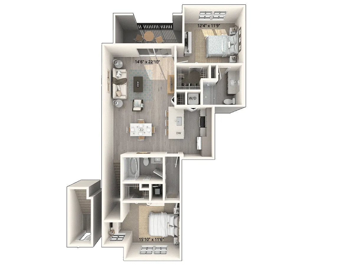 Floor plan B2D