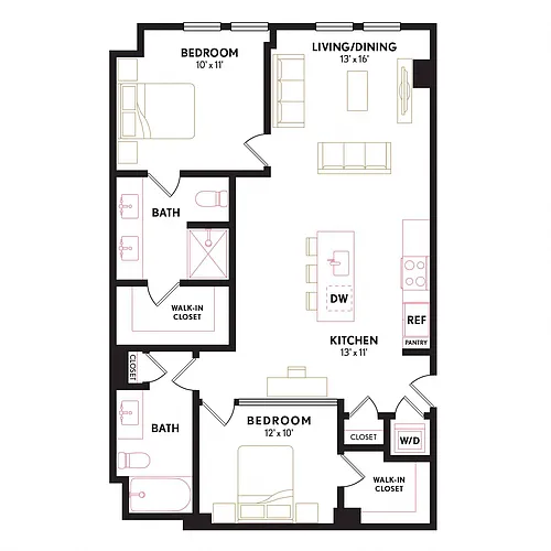 Floor plan BU1