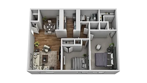 Floor plan 2 Bedroom