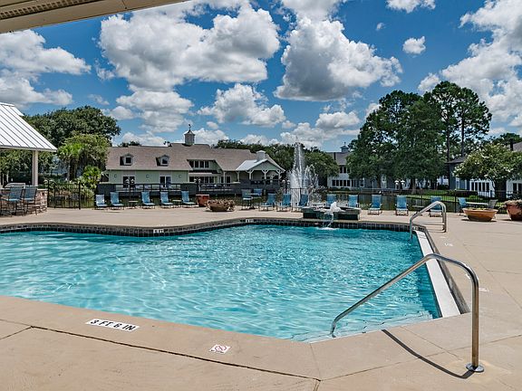 Shimmering swimming pool