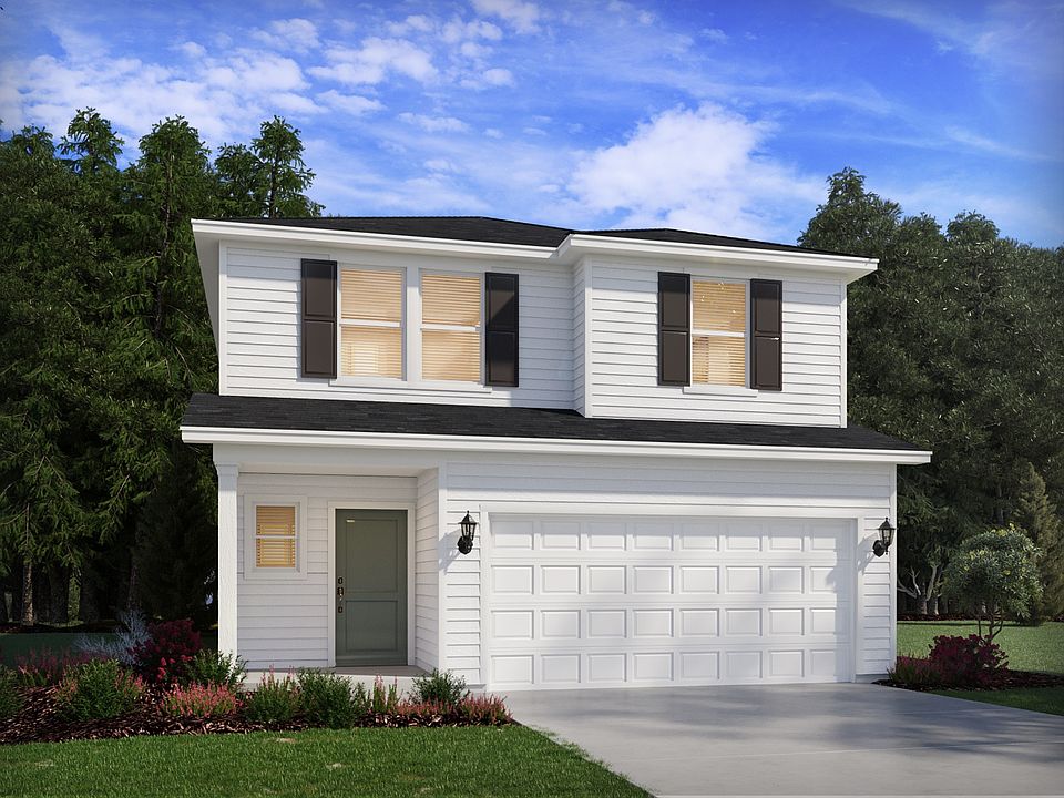 Paisley elevation rendering at a Meritage Homes community in Clayton, NC.