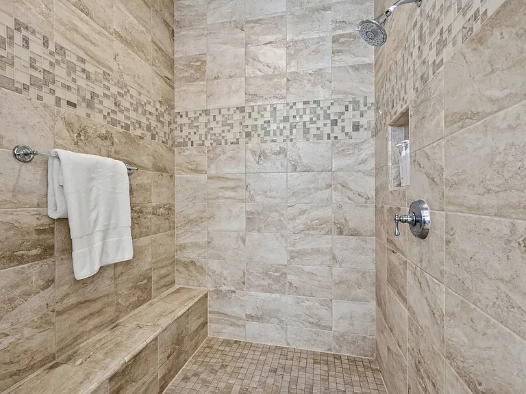 Oversized primary shower