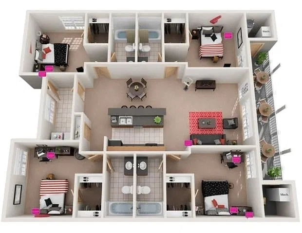 Floor plan Redwood