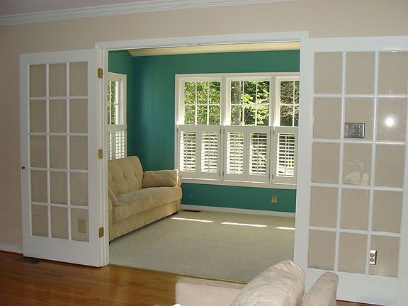 French Doors to Sun Room