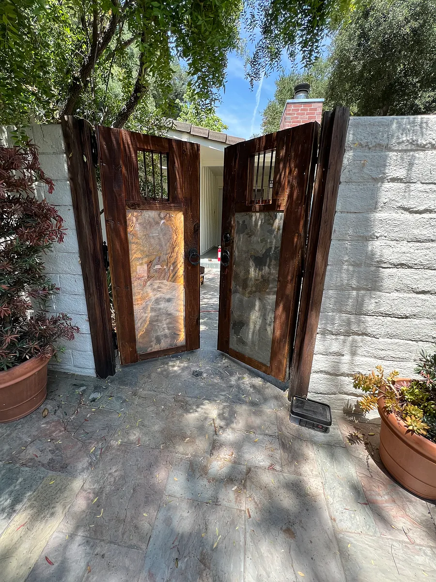 Front Entry Gate - 1827 Old Ranch Rd