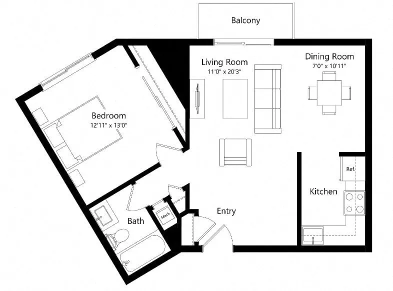Floor plan A15-P