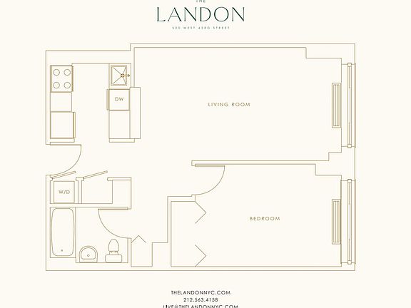 2nd image of 520 W 43rd St APT 29H