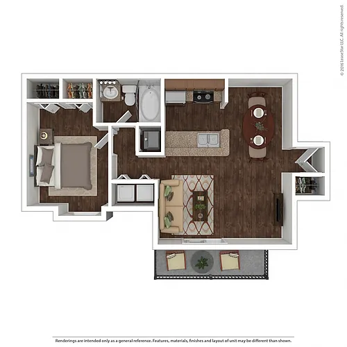 Floor plan The Scarlett