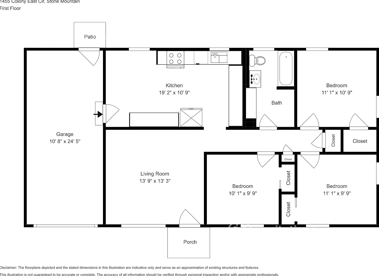 1455 Colony East Cir Stone Mountain, GA 30083 — Photo 2