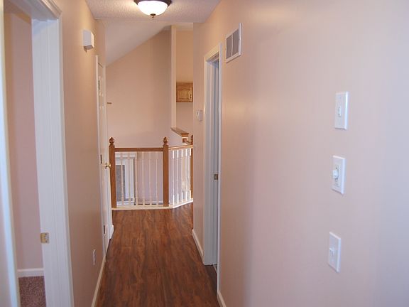 Pergo floors down hall