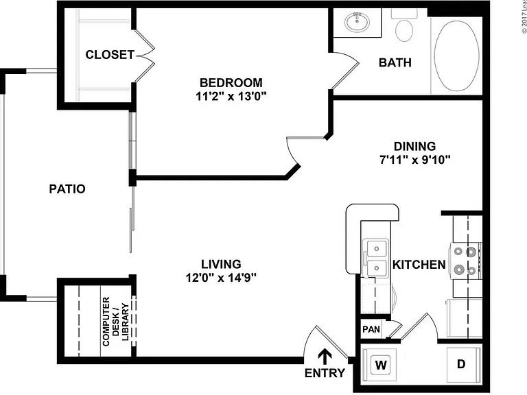 One bedroom apartment in Round Rock, Texas. One bedroom apartment in Round Rock, Texas.
