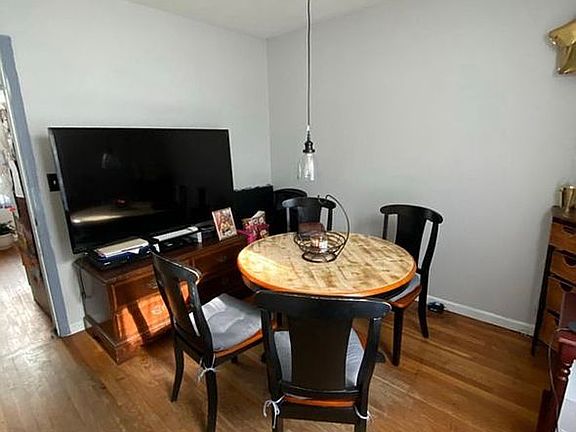 Bedroom used as dining room