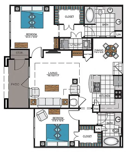 Floor plan B4A