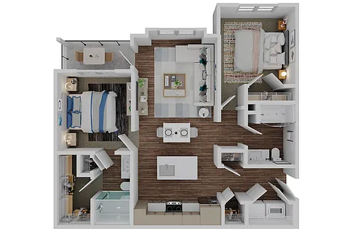 Floor plan The Captain Grand (B1a)