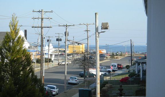 view of the ocean and boards