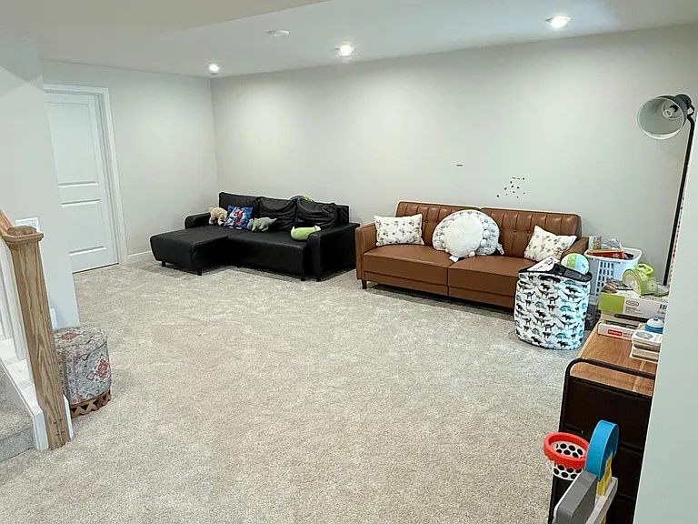 Basement Living Space 1.