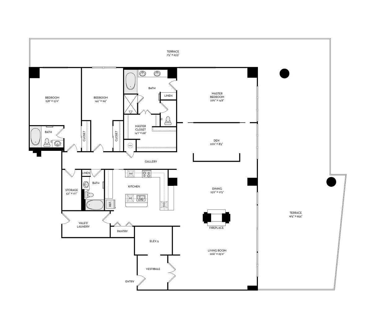 Floor plan TP1R