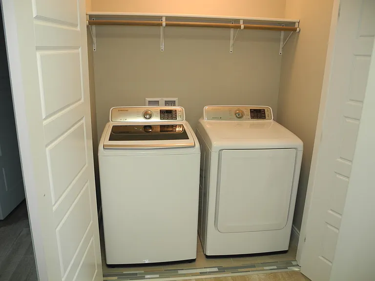 Washer and dryer provided