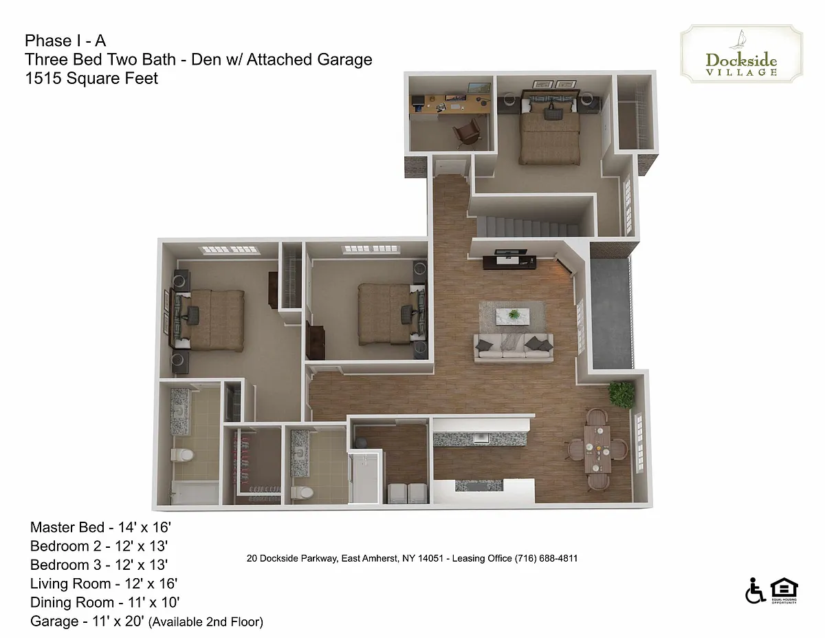 Floor plan Phase I - 3A