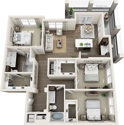 Floor plan C1