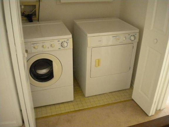 Front load washer + dryer