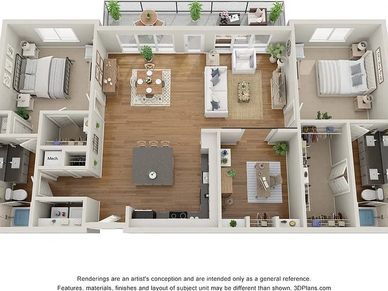 Two Bedroom Penthouse w/Den - PH Two Bedroom Penthouse w/Den - PH