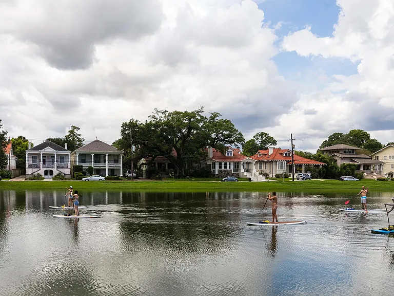 Bayou St John 10 blocks away