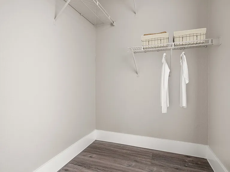Enjoy spacious closets