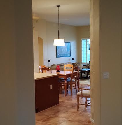 entering kitchen 