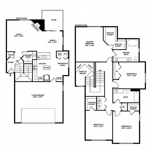 Floor plan Hanley Renovated