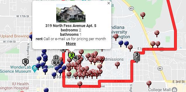 1st image of 319 N Fess Ave APT 5