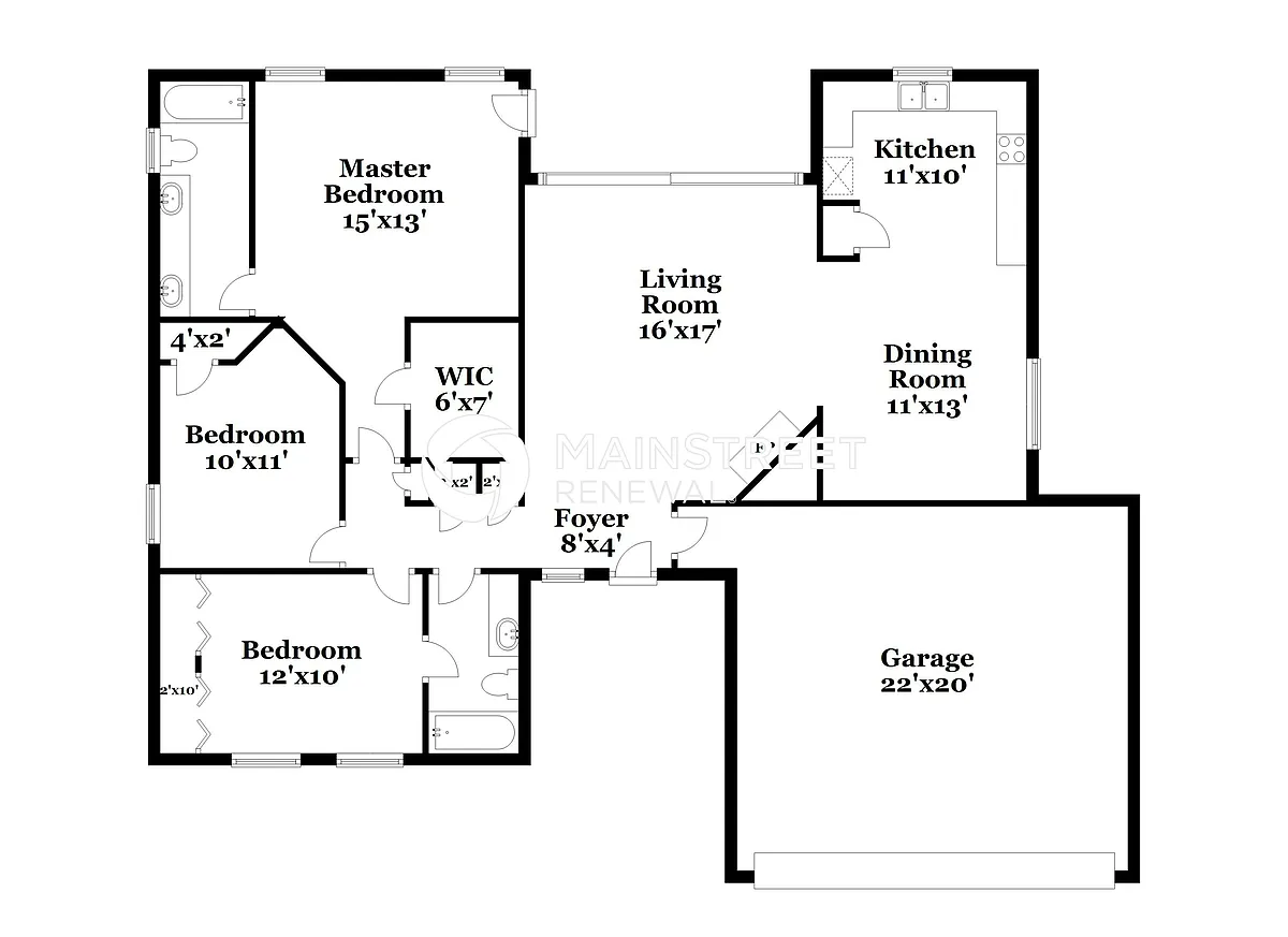 Floor Plan - 2767 Silver Ridge Dr